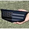 American Black Flag Aluminum Overlay Grill Front Taigate Emblems Set