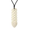 81stgeneration Women's Men's Hand Carved Bone Celtic Knot Friendship Maori
