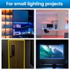 Muzata 20Pack 3.3FT 1/2inch Rope Light Channel U Shape 13MM