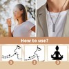 ComPDCVD Höki Necklace Against Anxiety Stainless Steel Portable Breathing Exercises