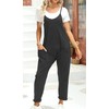 HAILTH Rompers for Women Casual Summer Jumpsuits Sleeveless Loose Spaghetti
