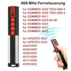 868 MHz Handheld Transmitter for Sommer 4020 TX03-868-4, 4020V000, 4025V000,