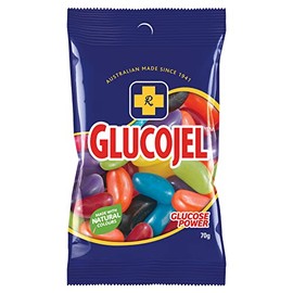 New Gold Cross GlucoJel JElly Beans Gluco Power 70g