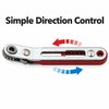 Compact Reversible Ratchet Screwdriver for Tight Spaces – 15° Angled