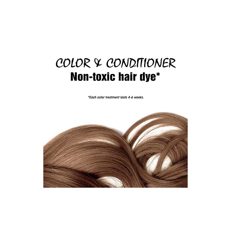 Light Mountain Natural Hair Color & Conditioner, Light Brown, 4