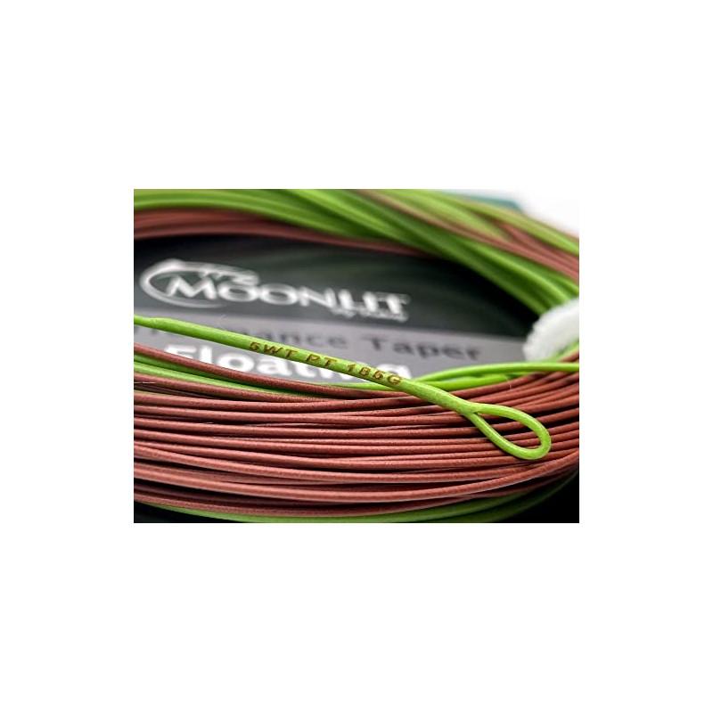 Moonlit Performance WF Taper Floating Fly Line (Olive & Brown,