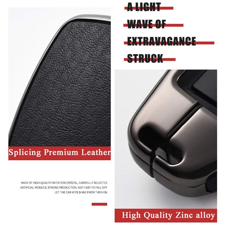 SANRILY Keyless Key Cover for Land Rover LR4 for Jaguar
