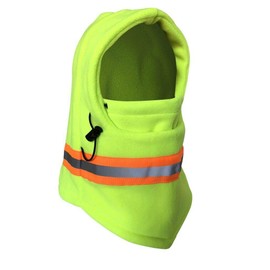 Men Hi Visibility Reflective Winter Thermal Fleece Balaclava Mask Ski Motorcycle Full Face Mask Neck Cover Windproof