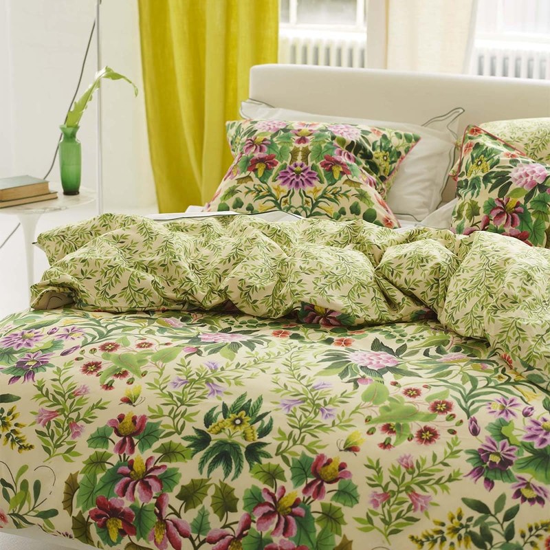 Designers Guild Duvet Cover Printed Cotton Percale Ikebana Damask 140
