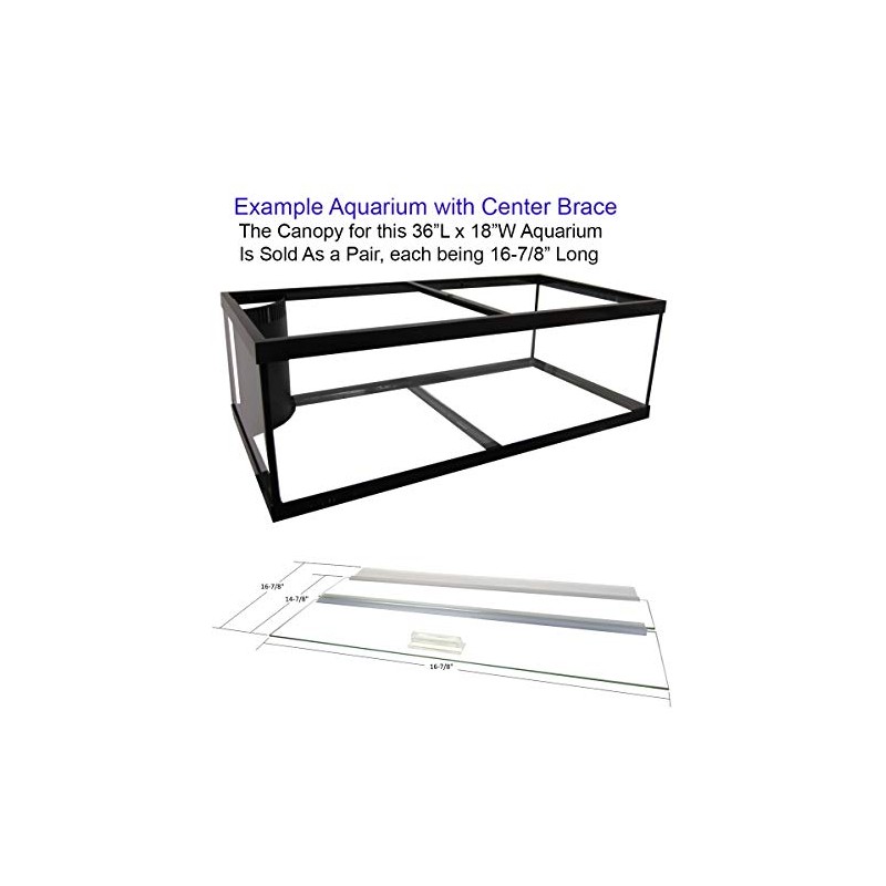Glass Canopy Two Piece Set for 30 BR, 40 BR,