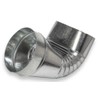 HVAC Premium Round to Oval Elbow Boot | Galvanized Sheet