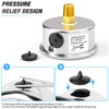 MEANLIN MEASURE 0-60Psi Stainless Steel Glycerin Filled Pressure Gauge 1/8"