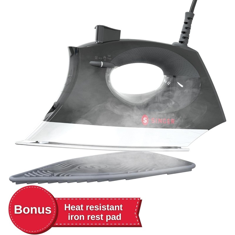 SINGER SteamCraft Plus 2.0 Steam Iron (1800W) | Steamer with