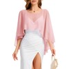 Bbonlinedress Chiffon Capes Women's Summer Soft Capelets Lightweight Cloths Wraps