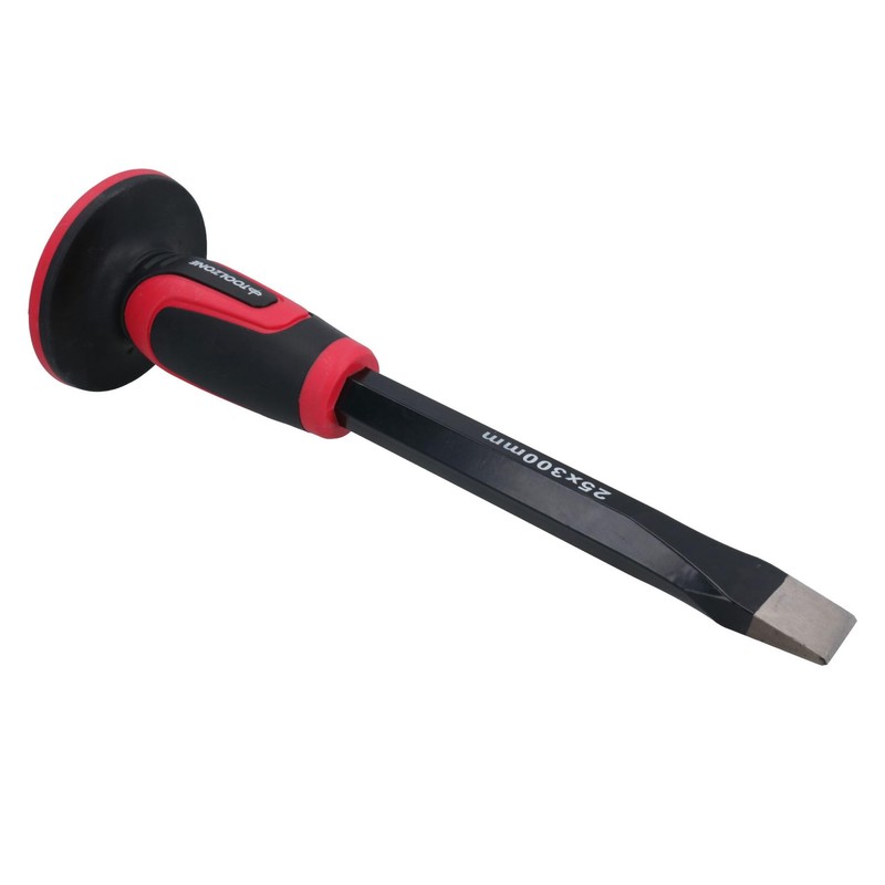Soft Grip Guarded Handled Cold Chisel 300mm x 25mm for