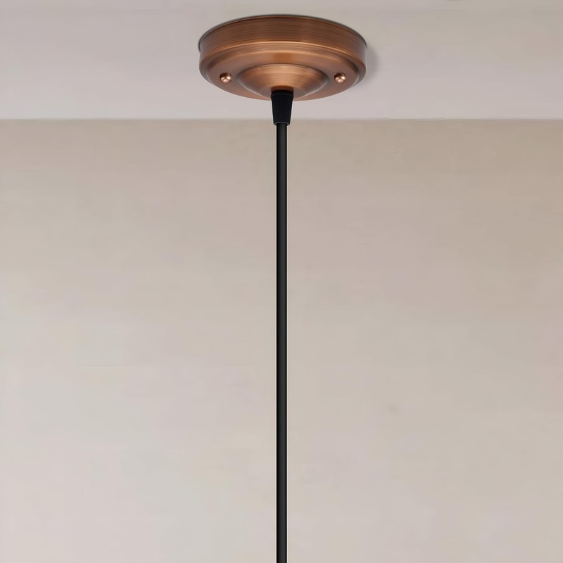 LEDSone Industrial Retro Ceiling Rose 108 mm Pendant Cable Grip