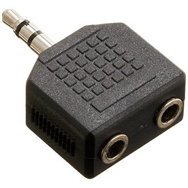 Conversion Meijin 3.5mm Stereo Mini Audio 2 Distribution Adapter, 2 Pieces AV/352J-35PS(2P)