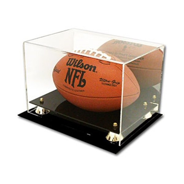 Cardboard Gold Brand Deluxe Acrylic Full Size Football Display case