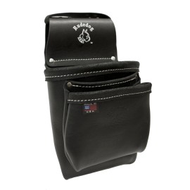 Rudedog Professional Leather 2 Pocket Utility Tool Bag - Rudedog U.S.A. #1042