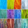 LITMIND 12 Sheets Smooth Translucent Texture Stained Glass Variety Pack