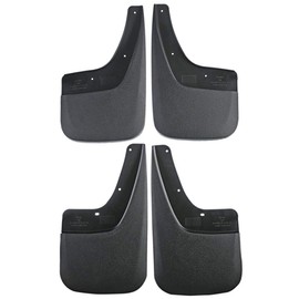 Set of 4 Front and Rear Splash Guard Mud Flaps for GMC Sierra 1500 2014-2018 2500 HD 3500 HD 2015-2019 Pickup (Only Fit Single Rear Wheel)