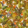 Ambiente 20 Count Birds in Autumn Leaves Napkin, 3-Ply, Colourful,