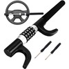 Tevlaphee Steering Wheel Lock, Car Lock Anti Theft Keyless Extendable