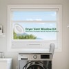 BEWAVE Dryer Vent Window Kit, Window Vent Kit Fit with