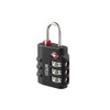 Ifam TrypLock35 TSA Combination Padlock, Black, Maximum Security, Smoothness of