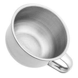 minkissy 2pcs Shaving Bowl Mens Soap Shaving Cream Bowl Mens Shaving Soap Round Brush Soap for Men Shaving Soap Bowl Men Suit Shaving Cream for Shave Supplies Stainless Steel Man