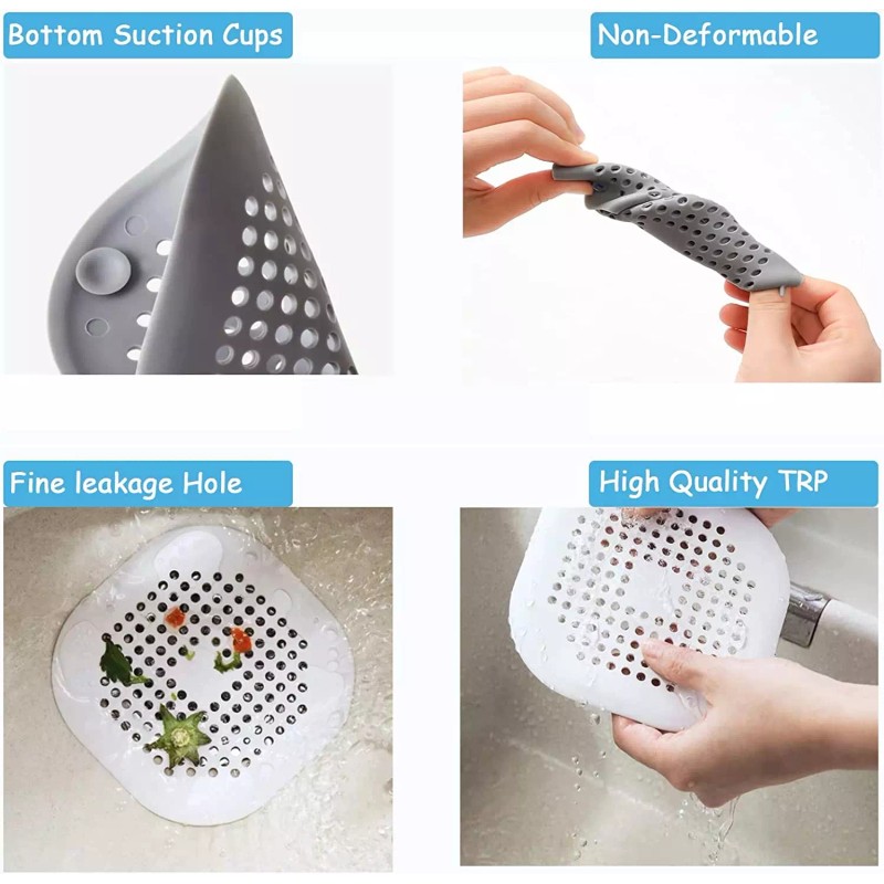 Unbranded Bathroom Drain Hair Catcher Bath Stopper Plug Sink Strainer