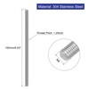 QUARKZMAN Pack of 5 Fully Threaded Spindle, M8 x 160