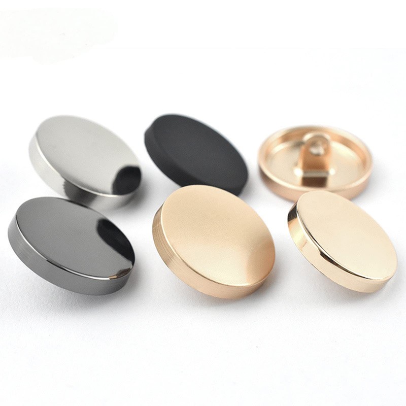 Sewing Flat Metal Button Shirt Coat Suit Buckle Buttons Gold