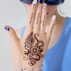 PPVWEY 18 Sheets Henna Tattoo Stencils Kit, Hand Temporary Tattoo