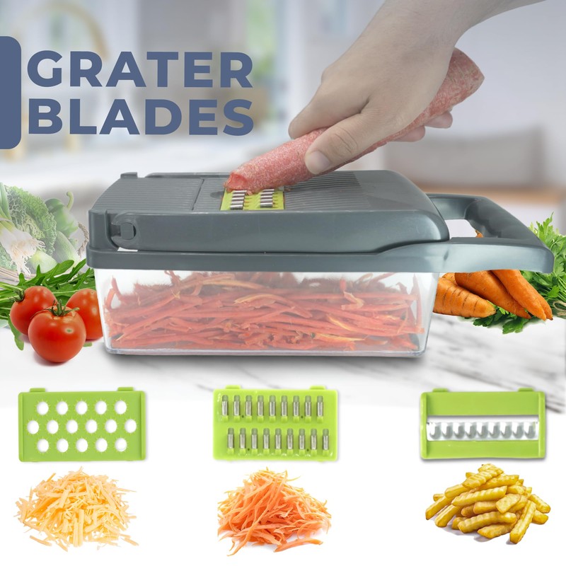 Vegimax Vegetable Chopper & Slicer: Effortless Veggie Cutting for Onion,