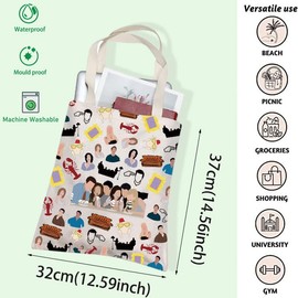 Friends TV Show Gift Friends Tote Bag Friends Fans Gifts Friends Sitcom Handbag Friends TV Show Fans Gift Friendship Gift (sofa TOTE C)