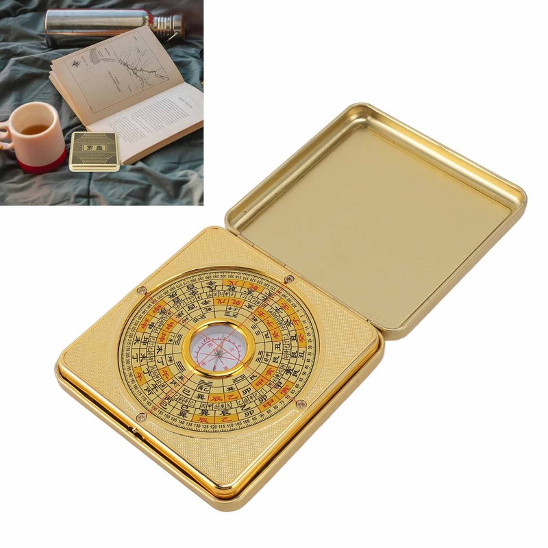 Feng Shui Luo Pan Iron Precise with Flipping Cover Feng