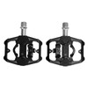 Dual Function Bicycle Pedal Flat Clipless Cleats 3 Sealed Bearings