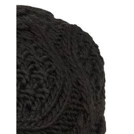 mh michael heinen Ladies Knitted Beanie Hat Fleece Lining Quick Dry Stretchy One Size, black