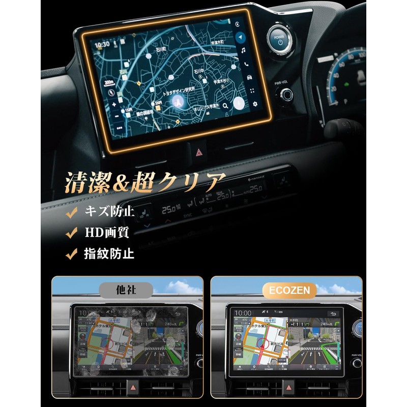 ECOZEN Toyota New Noah Voxy 90 Series Car Navigation Film,