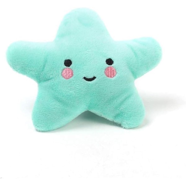 Wpppan Green Star Plush Dog Toy Small Medium Dog Puppy
