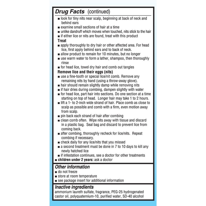 Quita Piojos® Lice Killing Shampoo 2 FL OZ, For Ages