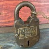 Yuma Territorial Prison Arizona Cast Iron Lock With Keys (2.5"