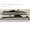 znakeauto 2x Clear Lens Red Full LED Rear Side Marker