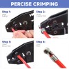 Spark Plug Wire Crimping Tool Kit for Ignition Cables, Ratcheting