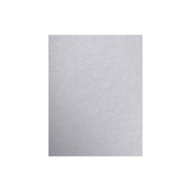 LUXPaper 8.5” x 11” Cardstock for Crafts and Cards in 105 lb. Silver Metallic, Scrapbook Supplies, 50 Pack (Silver)
