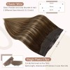 Fshine Extensiones Cabello Natural 70gr 14in Balayage Marrón A Miel