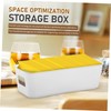 LABRIMP 8Pcs Plastic Storage Bins Versatile Kitchen Pantry Organizer for