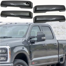 Torox 2021-2025 Ford F150 4dr Door Handle COVERS W/o SmartKeyholes M7 CARBONIZED GRAY