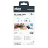 Power Cable for PC, Printer, Monitor, IEC C13 Plug, Schuko